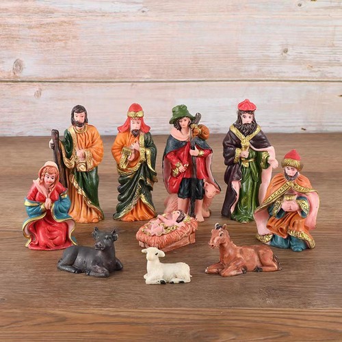 10x christmas figurines set - christmas,