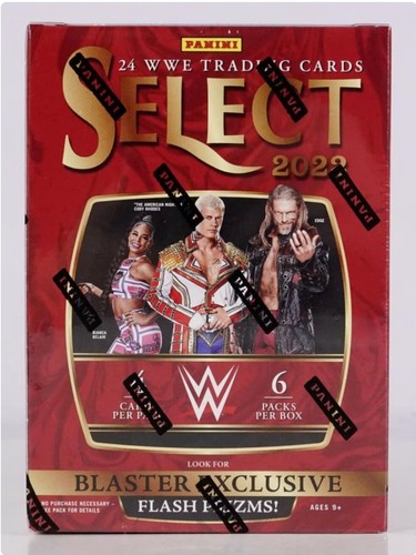 Wwe panini select 2022 trading - select,