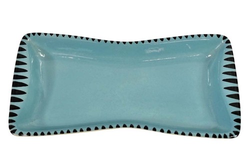 Langley pottery turquoise - pottery,
