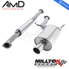 Milltek Lancer EVO VII Cat Back Exhaust System SSXMI007 EVO 7 3" Exhaust
