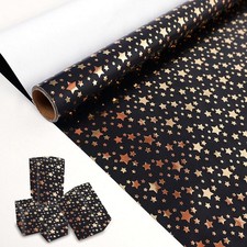 Black and Gold Wrapping Paper
