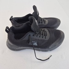 SLAZENGER Trainers 8.5 Black Mens Curve Support E Mesh Lightweight Sports Shoes