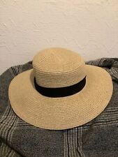 H & M Straw Boater Summer Hat