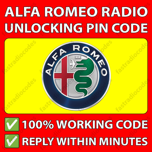 Alfa romeo radio unlocking - ✅alfa,