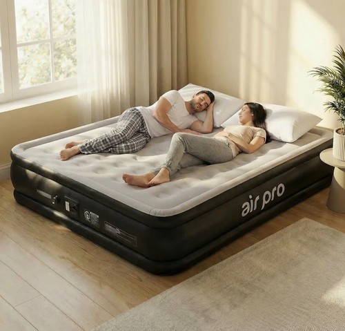 King size inflatable air bed - size,