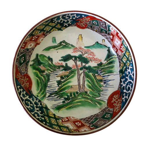 Antique japanese kutani - japanese,
