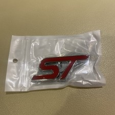 Ford ST Badge Red chrome Boot