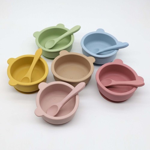 Baby silicone suction bowls - baby,