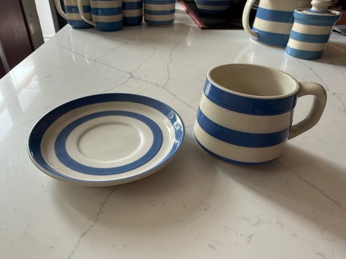 Green cornishware blue - g,