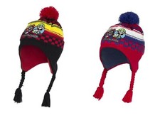 Boys Mario Hat Super Warm Woolly Winter Age 3-8 Years Fleece Winter Snow Ski