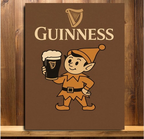 Guinness retro tin metal - ,