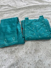 Indian Pakistani Salwar Kameez Gorgeous Bollywood Style Blue Dress Ethnic Kurti