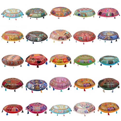Vintage kantha patchwork floor - patchwork,