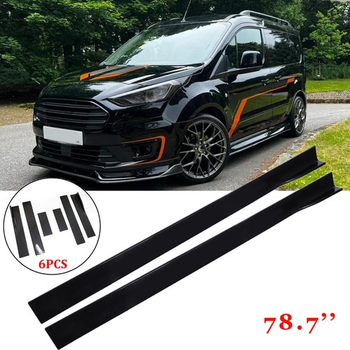 Glossy side skirts - side,