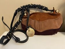 Authentic SeeBy Chloe  crossbody Shoulder bag Suede Leather Multicolor Mini bag