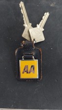 Vintage AA Key fob and 2 keys