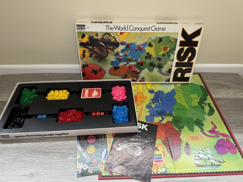Risk vintage board game - board,