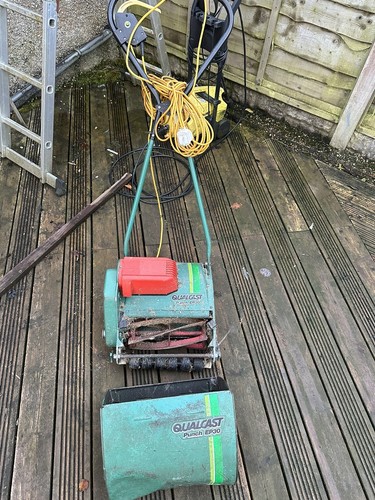 Vintage electric lawnmower - vintage,