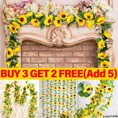 8ft artificial sunflower fake - 8ft,