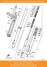 YAMAHA Seat, Spring Upper, 34X-23142-00 OEM DT125 DT125R DT125LC DT80LC TZR250