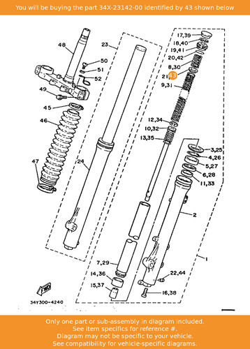 Yamaha seat spring upper - yamaha, seat,