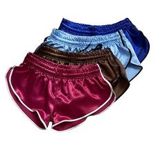 Nylon Sport Sprint Shorts with Elastic Retro Shorts