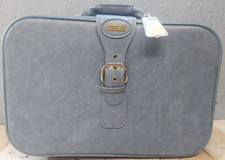 Vintage Suitcase Briefcase Travel Case GULLIVER Grey Brifcase