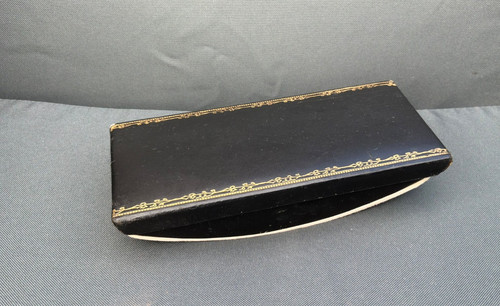 Vintage leather rocking - leather,
