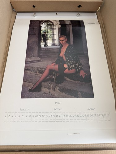 Vintage 1982 unipart calendar - vintage,