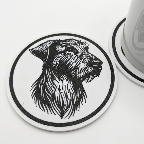Irish wolfhound dog drinks - irish,