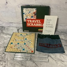Vintage Travel Scrabble Complete Popular Board Game