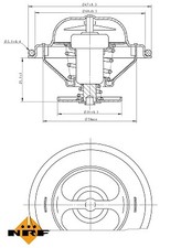 THERMOSTAT, COOLANT NRF 725086