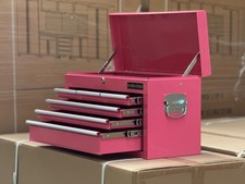 US PRO TOOLS PINK  STEEL MECHANICS 6 DRAWERS TOOL STORAGE CHEST BOX CABINET