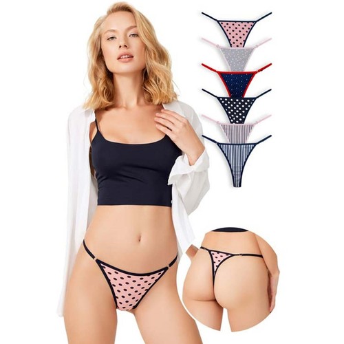 Cotton panties with - with, adjustable