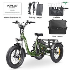 VIPCOO ET1 Electric Trike 20Ah