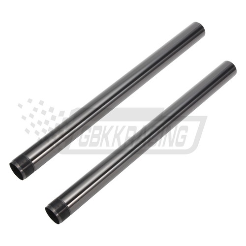 Black front fork - tubes, pair