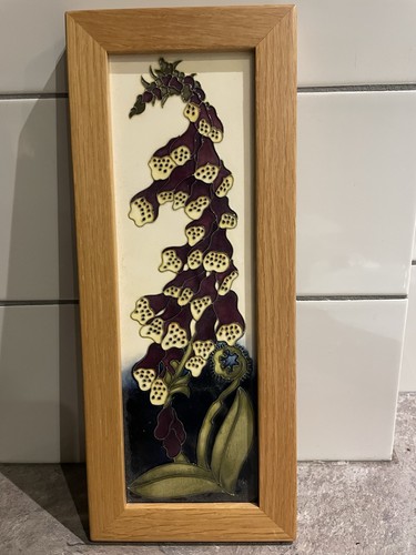 Moorcroft foxglove framed - moorcroft,