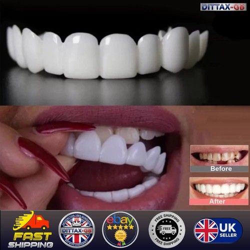 Snap false teeth - on,