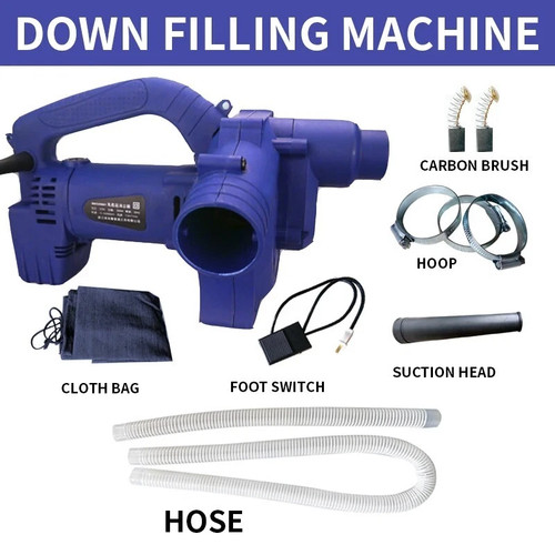 Electric down filling - electric, machine