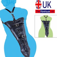 PU Leather Armbinder Bondage Glove Over Shoulder BDSM Restraint for Couple Adult