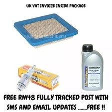 Mountfield Empress 18" Lawnmower Service Kit. Air Filter & Spark Plug Engine oil