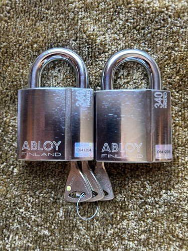 Abloy 340 keyed alike 3 - abloy, 340’s