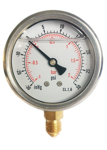 Compound pressure vacuum gauge - compound,