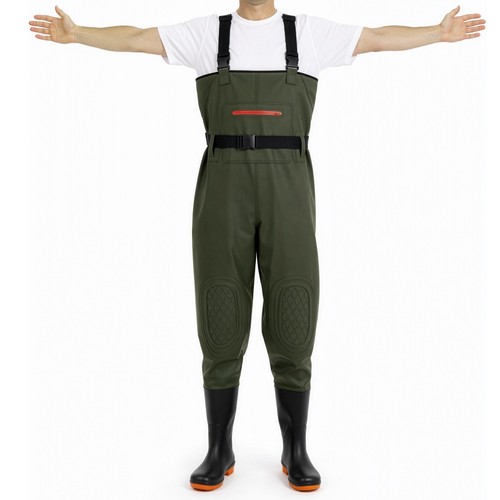 Chest waders with boots - with,