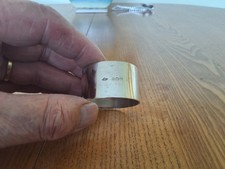 An attractive Solid Silver Napkin or Serviette ring. Hallmarked Birmingham 1920.