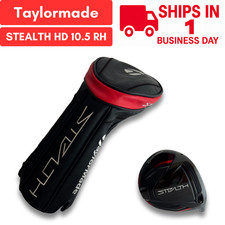 TaylorMade STEALTH HD Driver 10.5* Head Only Right Hand w/Cover USED FAST SHIP