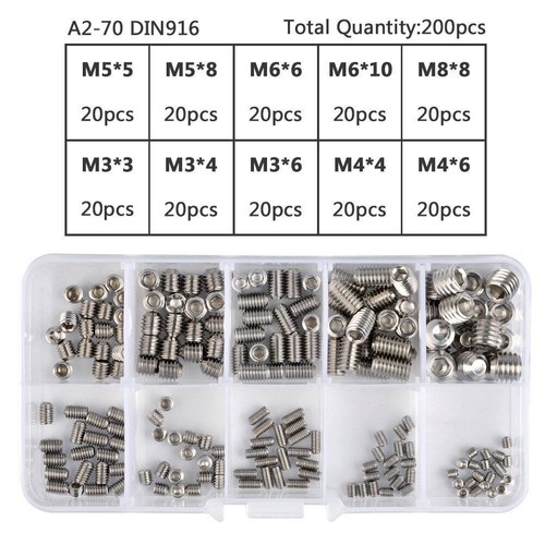 200pcs steel allen - 200pcs, socket