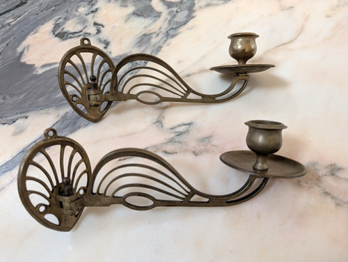 Antique pair art nouveau - pair,
