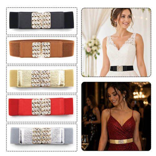 Womens wide elastic - elastic, waist