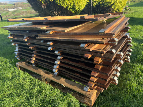 Marquee plywood flooring used
